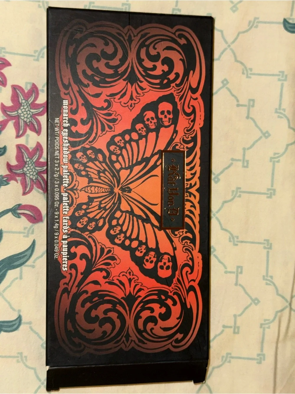 Kat Von D Neutral & Warm Brown Eyeshadow Palette with Gold Accents